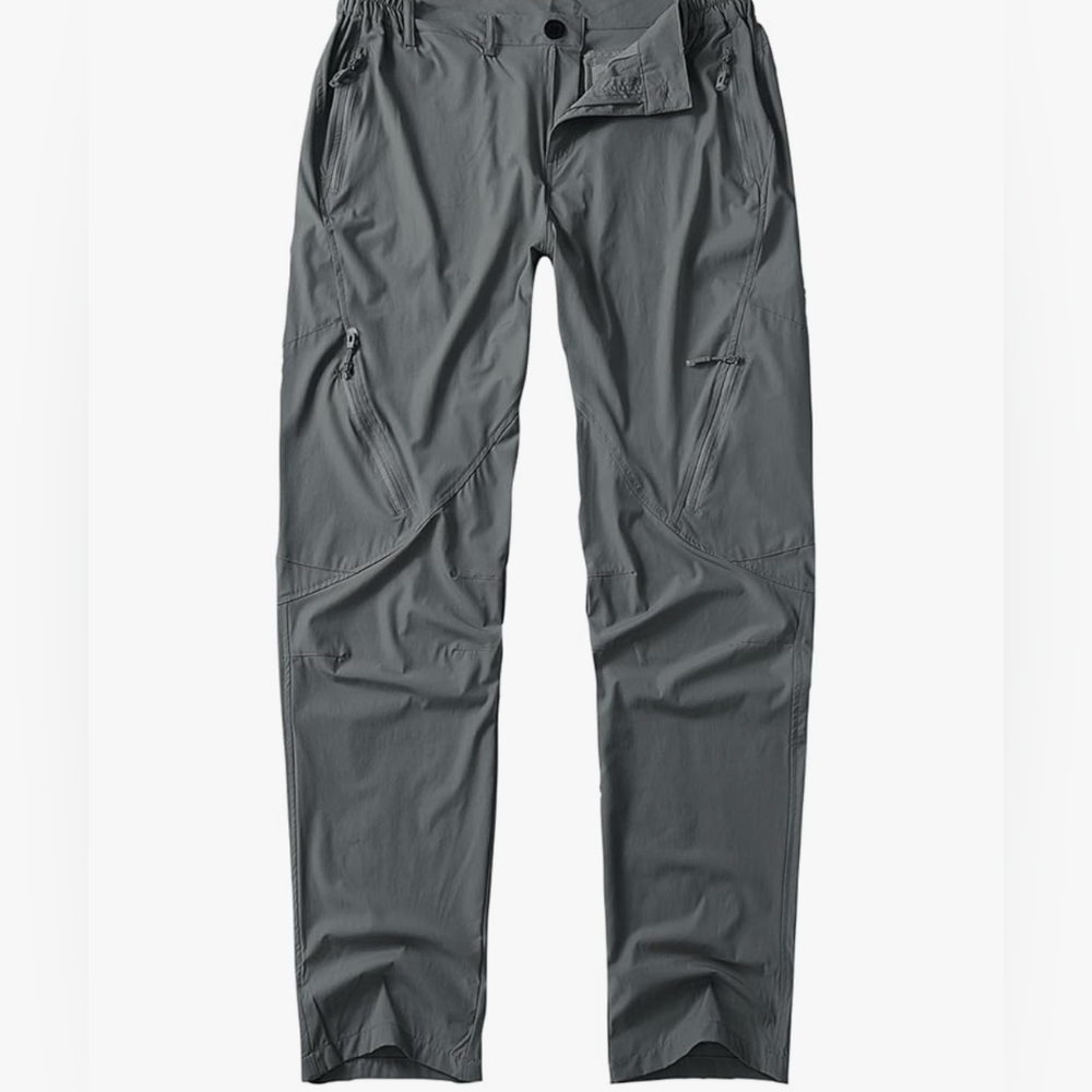 Mens Hiking Quick Dry Lightweight Waterproof Fishing Pants Outdoor Travel